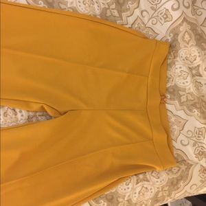 Mustard Victorian High waisted Dress pants